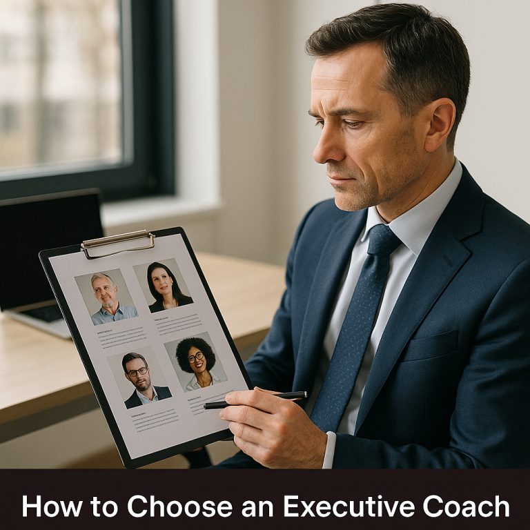 How to Choose an Executive Coach