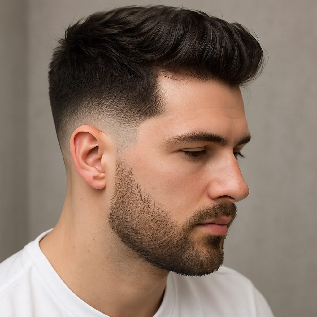 Low Taper Fade for Thick Hair