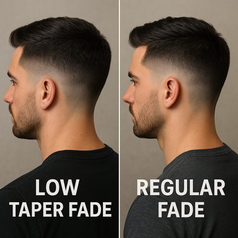 Low Taper Fade vs Regular Fade