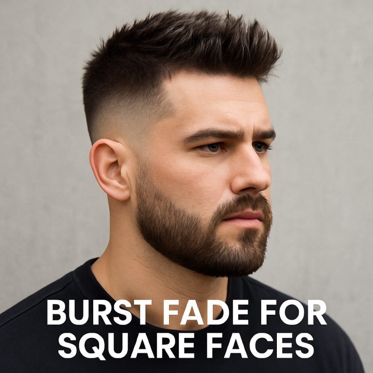 Burst fade for square faces