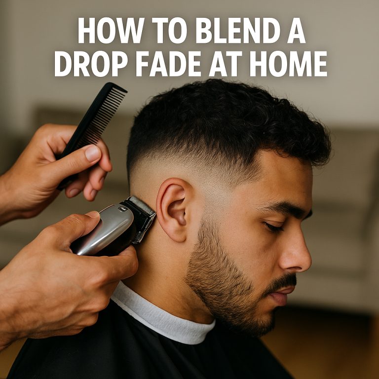How to blend a drop fade at home