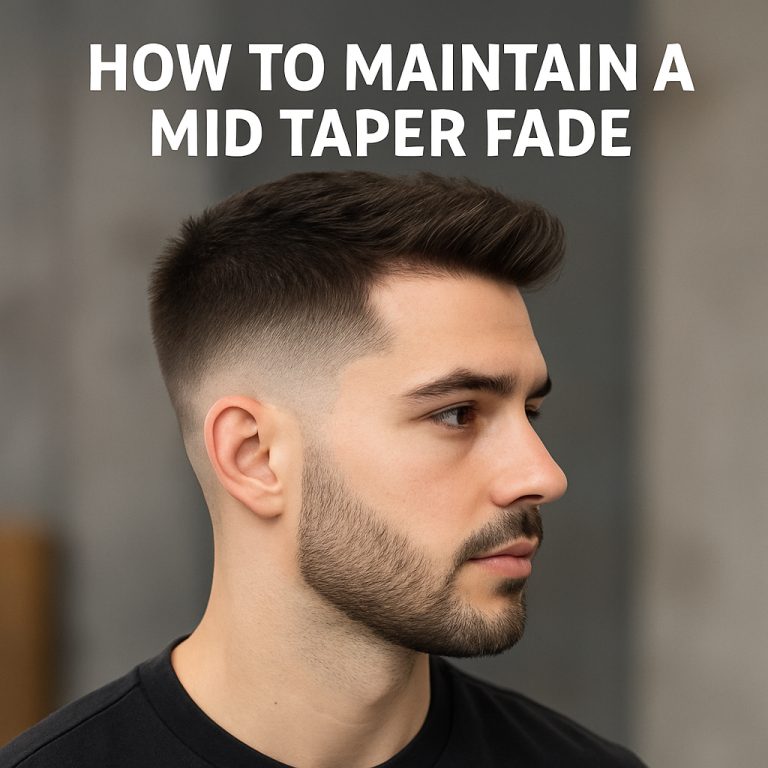 How to maintain mid taper fade