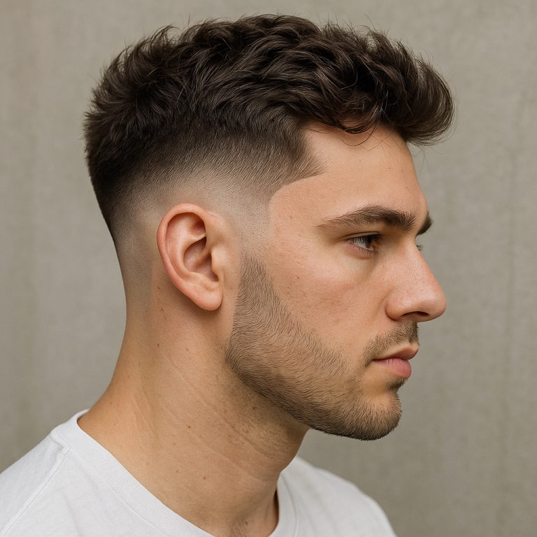 Modern burst fade haircut trends