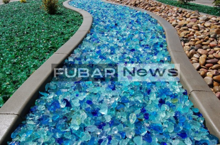 Recycled Glass Pathways