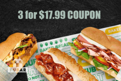 subway 3 for $17.99 coupon code